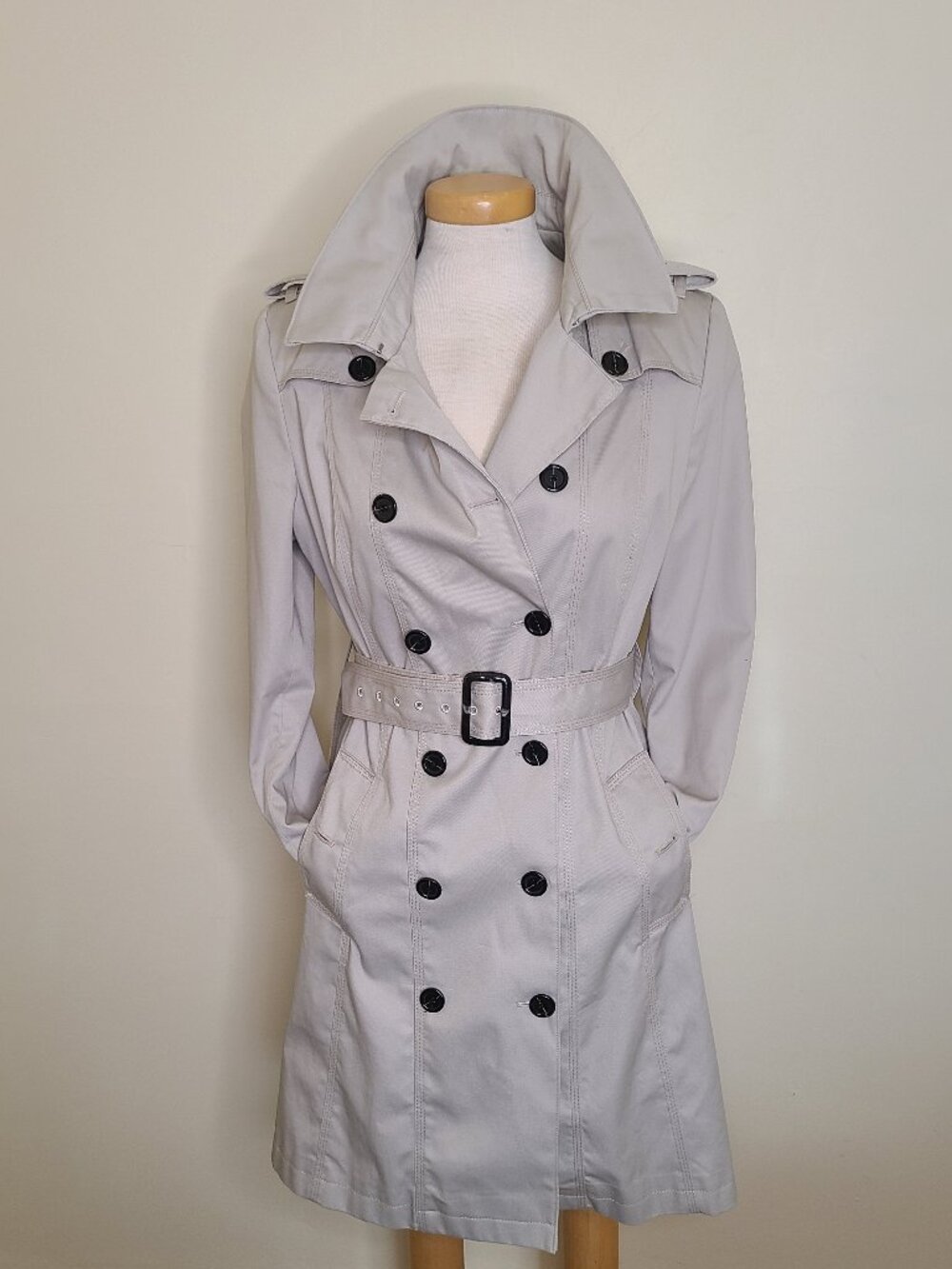 Attitude by Jay Manuel Classic Trench Coat - Size 12
